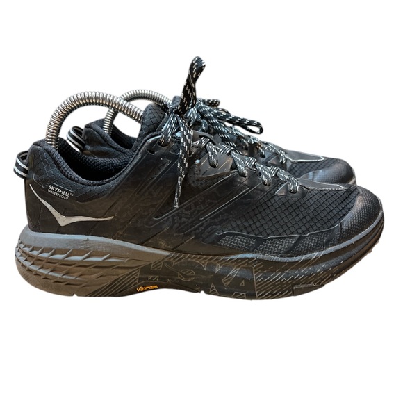 Hoka One One Speedgoat 3 GoreTex Skyshell Waterproof Black Womens Shoes Size 8.5 - Picture 10 of 16